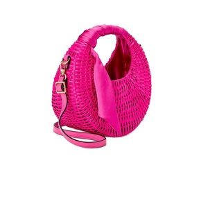 NWT Scoop Pink woven handbag